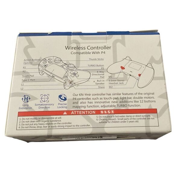 *HOST PICK*Wireless Game Controller Compatibile with P4  NIB - Picture 3 of 3